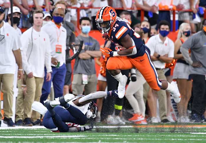 Syracuse's Sean Tucker has been one of the top running backs in the nation in 2021.